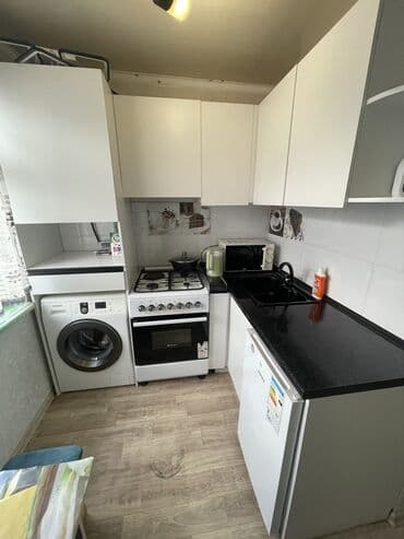 квартира бишкек аренда: 1 комната, Душевая кабина, Постельное белье, Парковка — 3