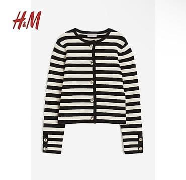 tech fleese: Кардиган H&M в полоску размер Л подходит на 48-50 размер,мне не — 3