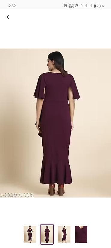 armani code: Вечернее платье, Коктейльное, Трикотаж, С рукавами, XL — 2