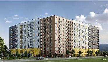 2 bedroom: 2 комнаты, 67 м², Элитка, 2 этаж, Готовая ПСО (под самоотделку) — 1
