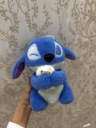 лабубу стич оригинал: Мягкие игрушки-герои, набор. Все-1600, одна-200 - Стич с мягкими — 1