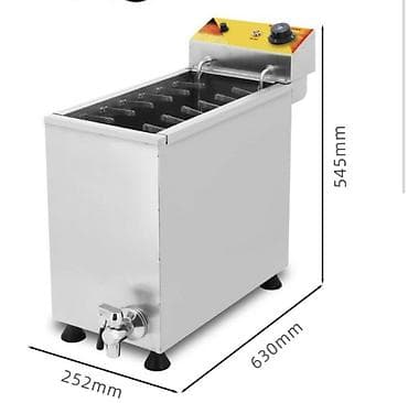 Электрическая фритюрница из нержавеющей стали, предназначенная для