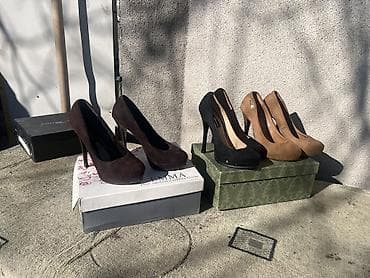 Прокат одежды: Женские туфли-лодочки на высоком каблуке (стилет) и платформе. Любые — 5