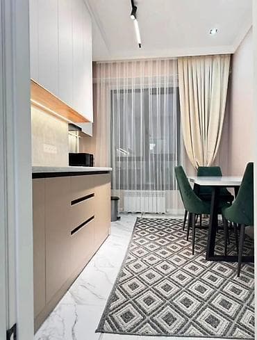 osh flat: 2 комнаты, 70 м², Ала-Арча ТРЦ Элитка, 10 этаж, Евроремонт — 2