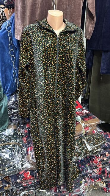 белая ночная сорочка: Халат, Бамбук, Made in KG, M, L, XL — 1