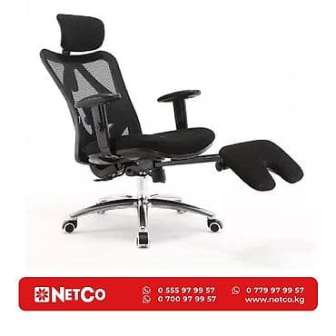 Кресло SIHOO M18-B158 BLACK 2D Armrest, class 3 TUV gaslift,350mm