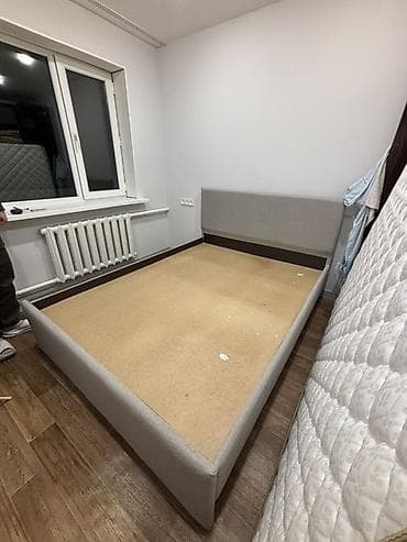 Офис эмереги: Эки кишилик керебет, Колдонулган, Жумшак башы менен, узуну - 200 см — 3