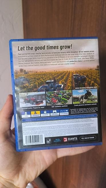 microsoft xbox: Игровые диски на PS4 (playstation 4) Farming simulator 22 Состояние — 2