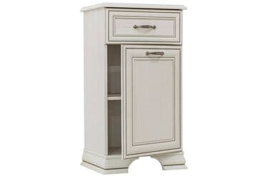 узкие прикроватные тумбочки ширина 30: Тумба традиционная 1Д 1Я (Tiffany 1D1S), коллекции Тиффани, Вудлайн — 5