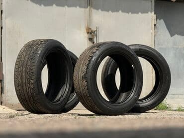 низкопрофильные шины: Шины 275 / 50 / R 20, Лето, Б/у, Комплект, Внедорожные (АТ/МТ), США, Dunlop — 1