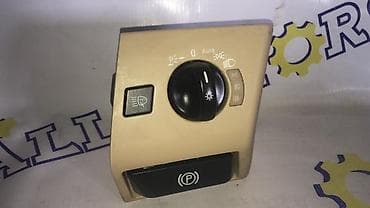 Mercedes-Benz W220, включатель света, ручка сброса стояночного тормоза