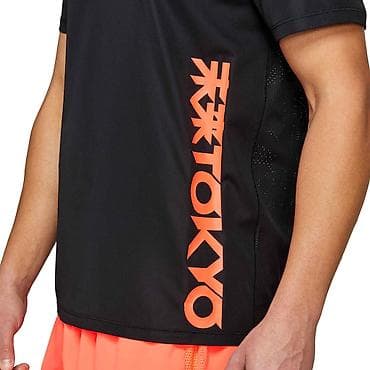 Футболкалар: Эркектердин футболкасы, 2XL, Asics, Жаңы, түсү - Кара — 5