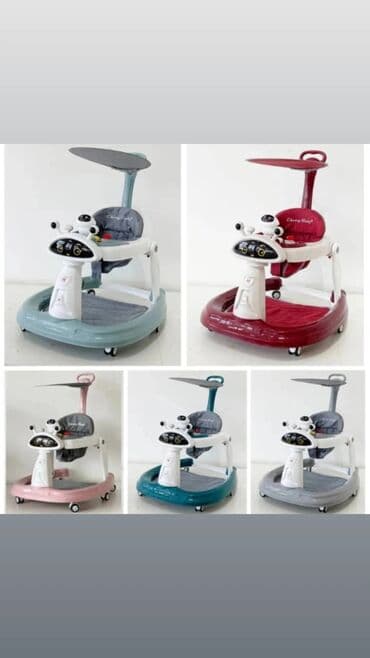 аксессуары для колясок: Детские ходунки Babywalker, модель 612 - Тип: многофункциональные — 15