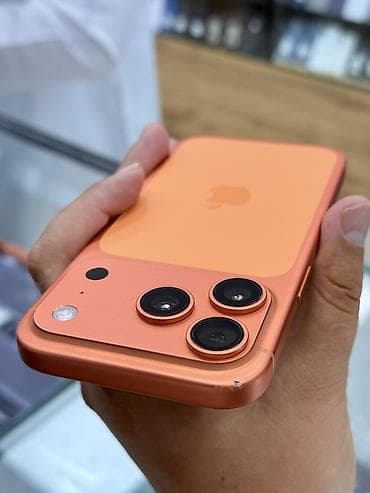 iphone 12 pro ош: IPhone 17 Pro, Б/у, 512 ГБ, Оранжевый, Защитное стекло, Чехол, 99 % — 5