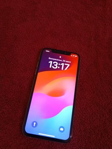айфон х: IPhone X, Колдонулган, 256 ГБ, Ак, Коргоочу айнек, Каптама, 50 % — 2