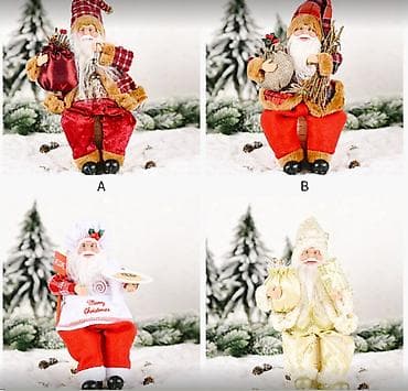 шапка санта клауса: Дед Мороз Санта Клаус Дизайнерские дед Морозы - Санта Клаусы — 8