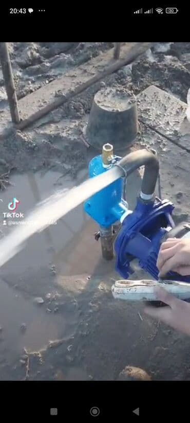 Бурение скважин чистка скважина установка мотор гарантийный at lalafo.kg Бурение скважин чистка скважина установка мотор гарантийный