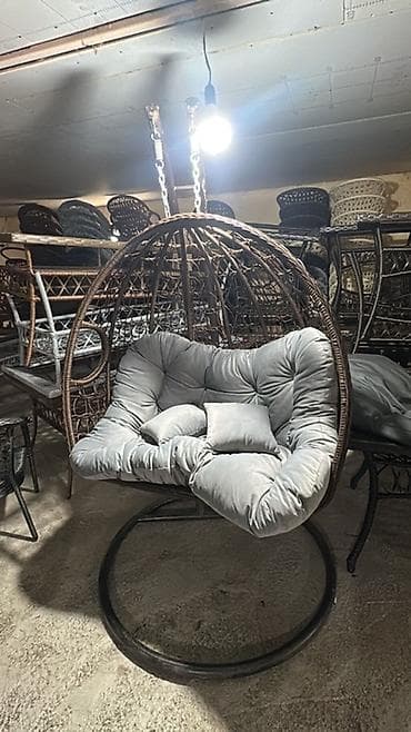 Вешалки: Подвесное кресло, Новый, Бесплатная доставка, цвет - Серый — 2