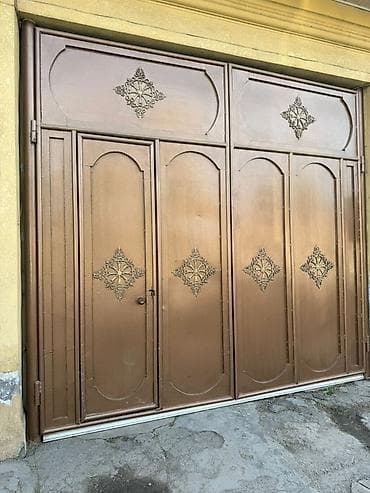 уголник железа: Металлические распашные ворота с калиткой - Материал: сталь — 2