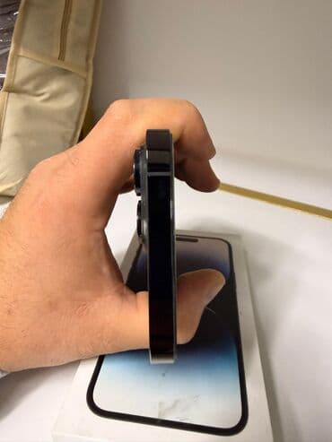 max: IPhone 14 Pro Max, Б/у, 512 ГБ, Черный, Защитное стекло, Кабель, Чехол, 87 % — 2