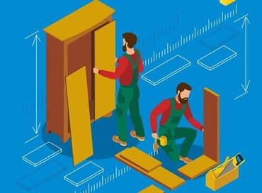 Установка мебель