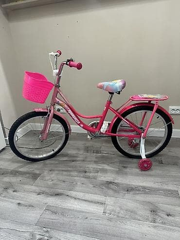 Велосипеддер: Балдар үчүн велосипед, 2 дөңгөлөктүү, 6 - 9 жаш, Кыз үчүн, Жаңы — 1