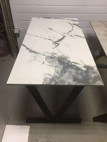 Ашкана столдору: Обеденные/рабочие столы из керамогранита на заказ, реализуем ваши — 5