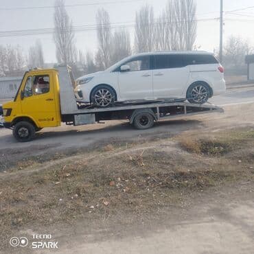домик на колесо: Эвакуатор, Mercedes-Benz, Ломаная — 2