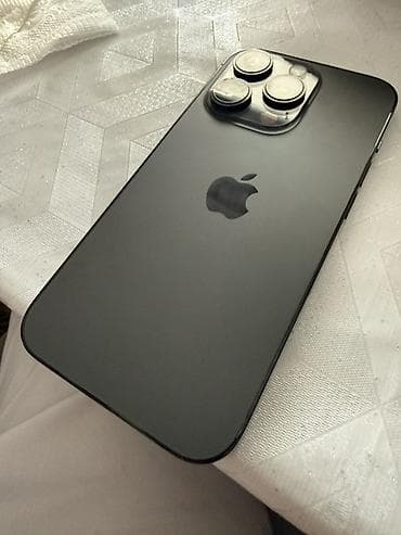 IPhone 14 Pro, Б/у, 128 ГБ, Черный, Защитное стекло, Чехол, 76 %