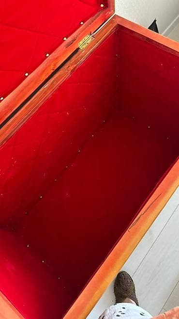 сундук для приданного: Сундук, Новый, Для приданого невесты, Дерево, цвет - Коричневый — 4