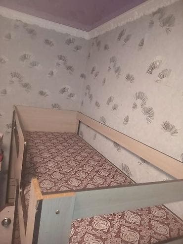 Двухъярусная детская кровать, Б/у, ЛДСП