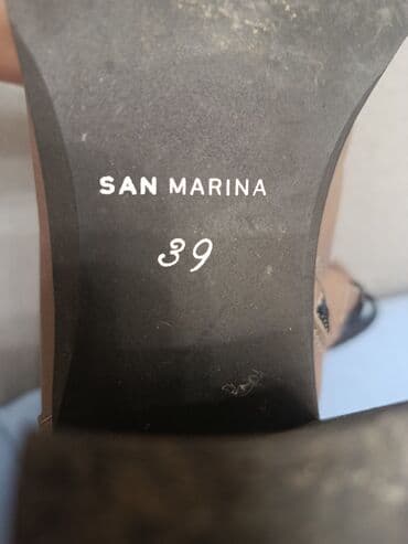 Босоножки, сандалии, шлепанцы: Ботинки коричневые, натуральная кожа утеплённые 38 размер, фабричные — 7