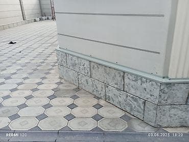 токмок бетон: Услуги по отделке и благоустройству: фасад, цоколь, крыльцо, мощение и — 2