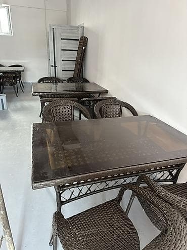 фонарик солнечный: Комплект садовой мебели, Стулья, Ротанг — 5