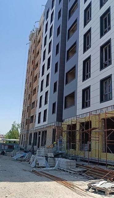 1 комната, 43 м², Аламедин-1 мкр Элитка, 3 этаж, ПСО (под самоотделку) — 1