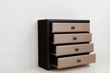 тумбы комоды с зеркалом: Комод для одежды, Новый, Без зеркала, цвет - Коричневый, В рассрочку, Бесплатная доставка — 5