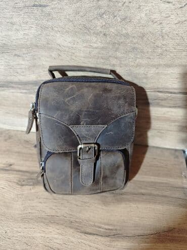 Другие комплектующие: Барсетка, Материал: Натуральная кожа, Новый — 6