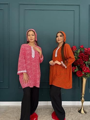 Женские домашние комплекты/ансамбли в восточном стиле - Верх: туника