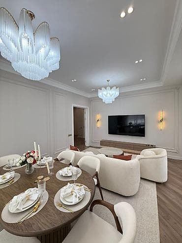 2 комнаты, 75 м², Элитка, 1 этаж, Дизайнерский ремонт