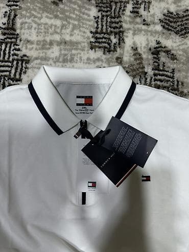 adidas l: Мужская футболка, 2XL, Tommy Hilfiger, Новый, цвет - Белый — 3