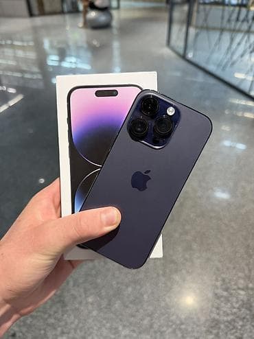 17 iphone: IPhone 14 Pro - Цвет: темно‑фиолетовый (Deep Purple) - Экран 6.1" — 1