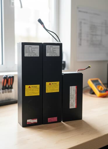 Литий‑ионные аккумуляторные батареи для электровелосипеда/самокат