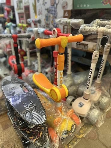 электроный сомакат: Детский самокат, Трёхколёсный — 2