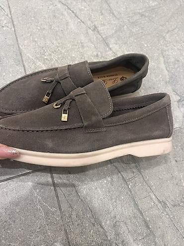 Мокасины и лоферы: Женские замшевые лоферы Love Prince - Материал верха: мягкая — 10