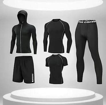 спортивный костюм для футбола: Мужской спортивный костюм, M, L, Новый, цвет - Черный, Самовывоз — 3