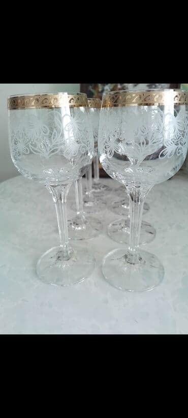 набор из германии: Листайте фото. 1) ФУЖЕРЫ 8шт высота 16 см.+ РЮМКИ 8шт. высота 12 см — 5