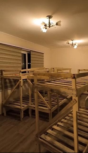 bunk bed: Продаются деревянные кровати в хорошем состоянии. цена 4500 с. торг — 4