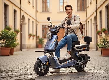 электро скутера: Электровелосипед, Б/у — 1