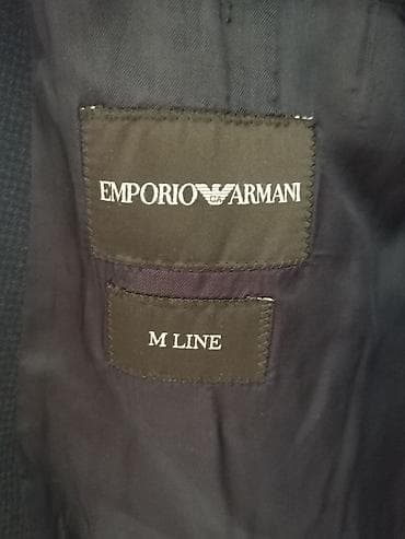 Личные вещи: Мужской костюм, M, Emporio Armani, Б/у, цвет - Черный, Платная доставка, Самовывоз — 2