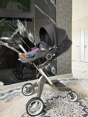 бу кийимдер: Прогулочная коляска Stokke Xplory с высокой посадкой. Особенности: - — 1